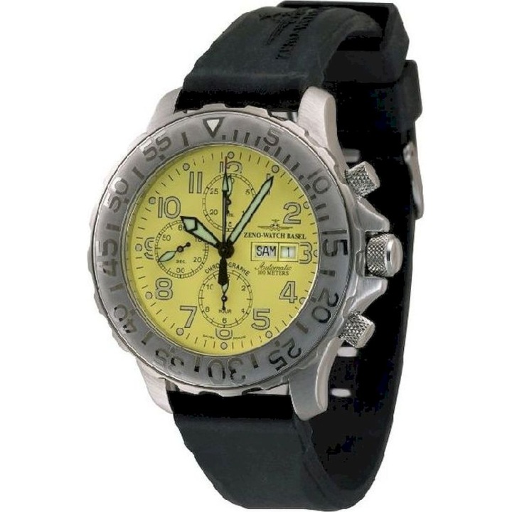 Ceas Barbatesc, Zeno-Watch, 2557TVDD-a9, Negru