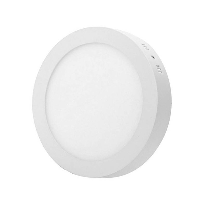 Plafoniera rotunda LED 18W/ora, 1890lm - 50 000 ore, 6000K lumina rece, LM-P0118-RS, LED Market®, clasa energetica F