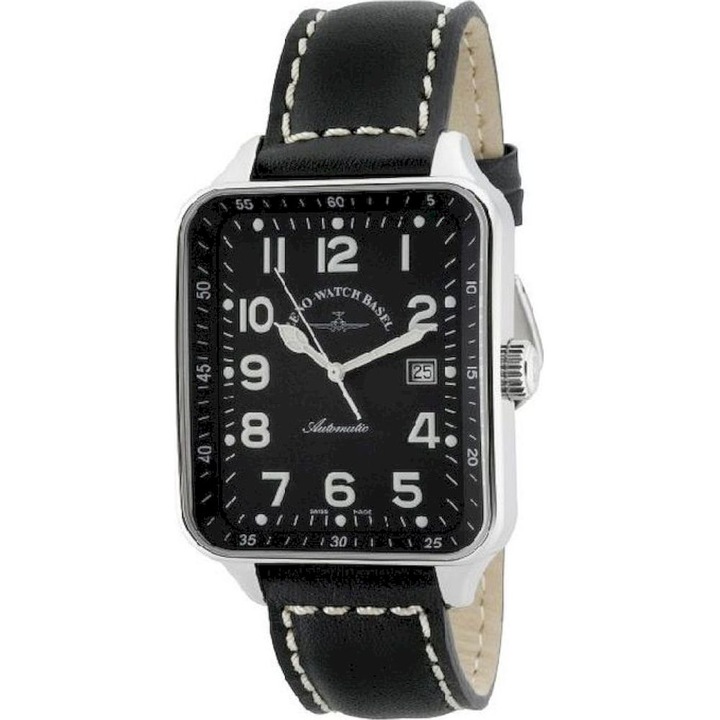 Ceas Barbatesc, Zeno-Watch, 124-a1, Negru
