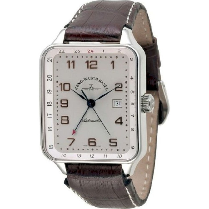 Ceas Barbatesc, Zeno-Watch, 163GMT-f2, Maro