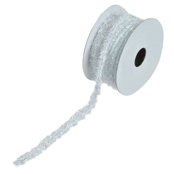 Beteala decorativa alba de Craciun, DecorCasa, 5 m Beteala decorativa alba de Craciun, DecorCasa, 5 m