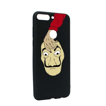 Husa de protectie La Casa de Papel pentru Huawei Y7 2018 / Y7 Prime 2018, rezistenta la uzura, anti-alunecare, din silicon Premium, B295 Husa de protectie La Casa de Papel pentru Huawei Y7 2018 / Y7 Prime 2018, rezistenta la uzura, anti-alunecare, din silicon Premium, B295