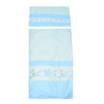 Lenjerie de pat 5 piese 100 x 135 cm pentru bebelusi Kiekzmerski SLPSB-8, Multicolor Lenjerie de pat 5 piese 100 x 135 cm pentru bebelusi Kiekzmerski SLPSB-8, Multicolor