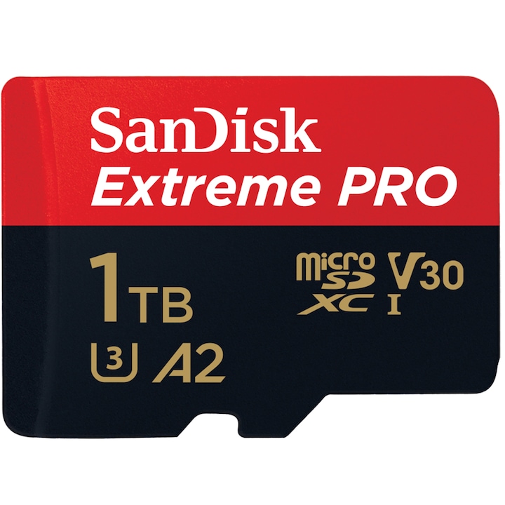 Card de memorie Micro SD SanDisk Extreme Pro, 1TB, 170MB/s