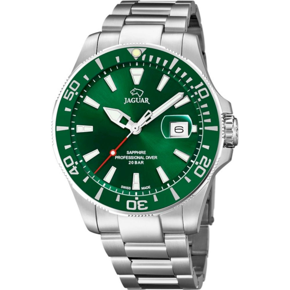 Ceas Barbatesc, Jaguar, J860/B, Argintiu