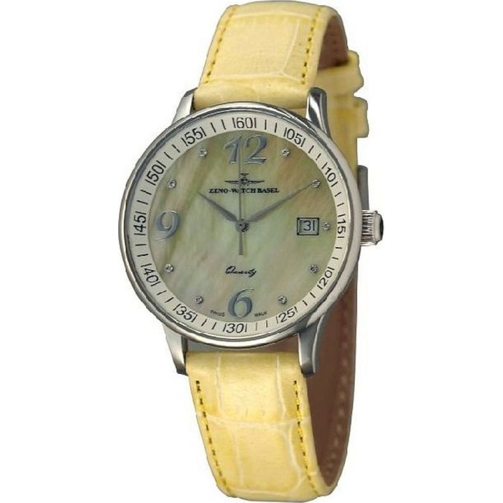 Női karóra, Zeno-Watch, P315Q-s9, sárga
