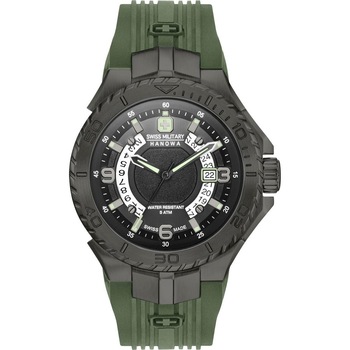 Ceas Barbatesc, Swiss Military Hanowa, 06-4327.13.007.06, Verde Ceas Barbatesc, Swiss Military Hanowa, 06-4327.13.007.06, Verde