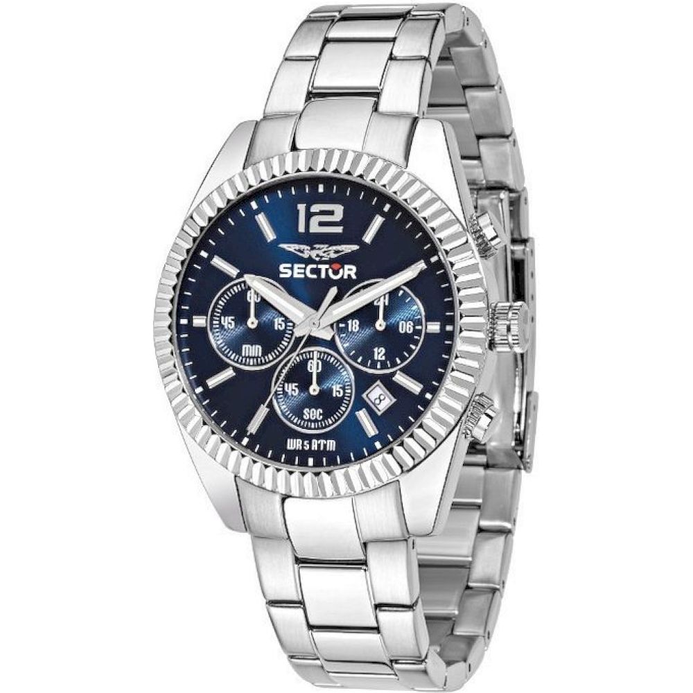 Ceas Barbatesc, Sector, R3273676004, Color Argint
