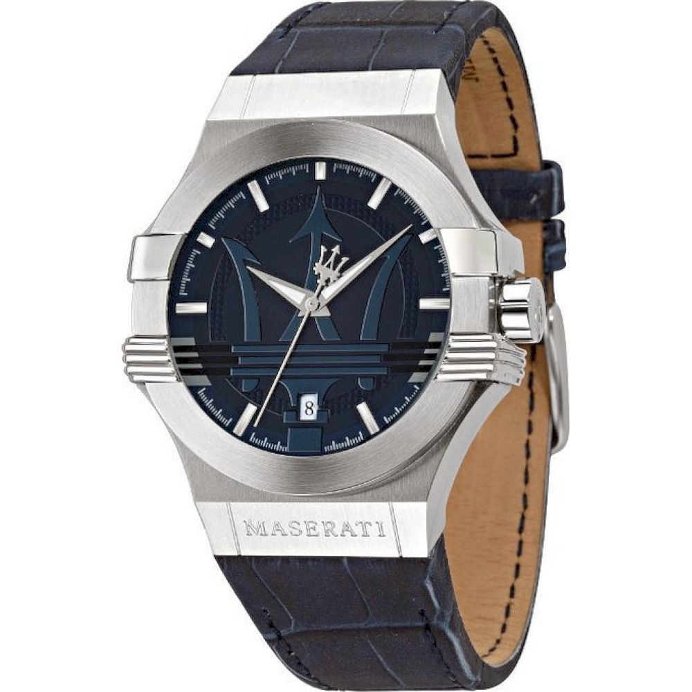 Ceas Barbatesc, Maserati, R8851108015, Albastru, Negru