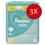 Pampers Fresh Clean Babatörlőkendő, 12 csomag x 80 db, 960 darab