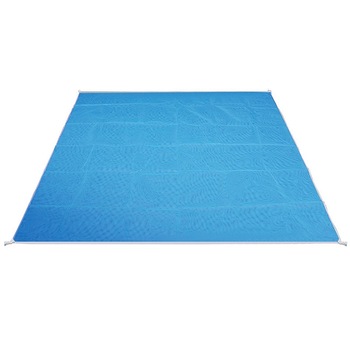 Covor plaja si picnic, rogojina care indeparteaza nisipul, 200x150 cm, bleu FMD216 Covor plaja si picnic, rogojina care indeparteaza nisipul, 200x150 cm, bleu FMD216