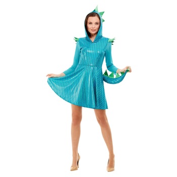 Costum Dragon Albastru - S Smiffys Costum Dragon Albastru - S Smiffys