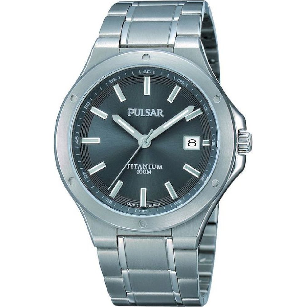 Ceas Barbatesc, Pulsar, PS9125X1, Gri, Argintiu