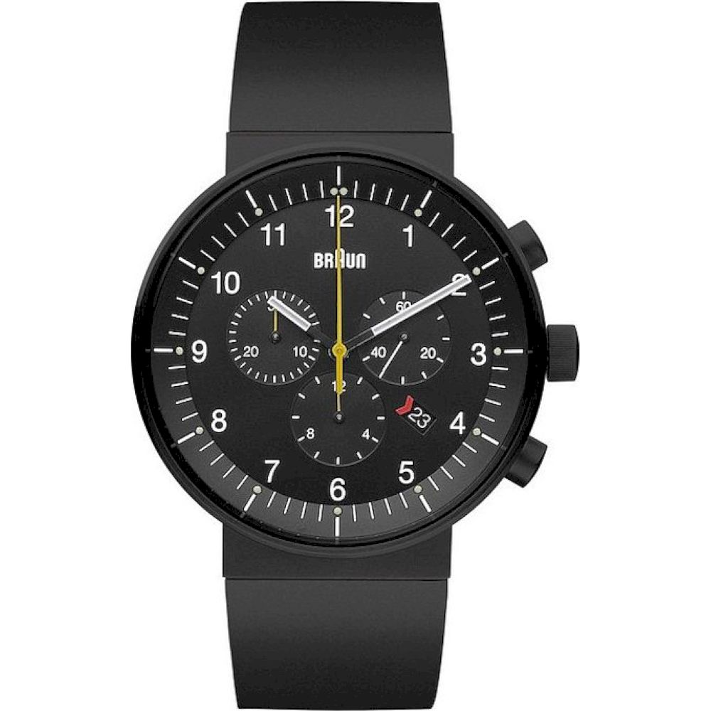 Ceas Barbatesc, Braun, BN0095BKBKBKG/66551, Negru