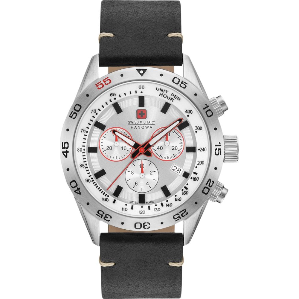 Ceas Barbatesc, Swiss Military Hanowa, 06-4318.04.001, Negru