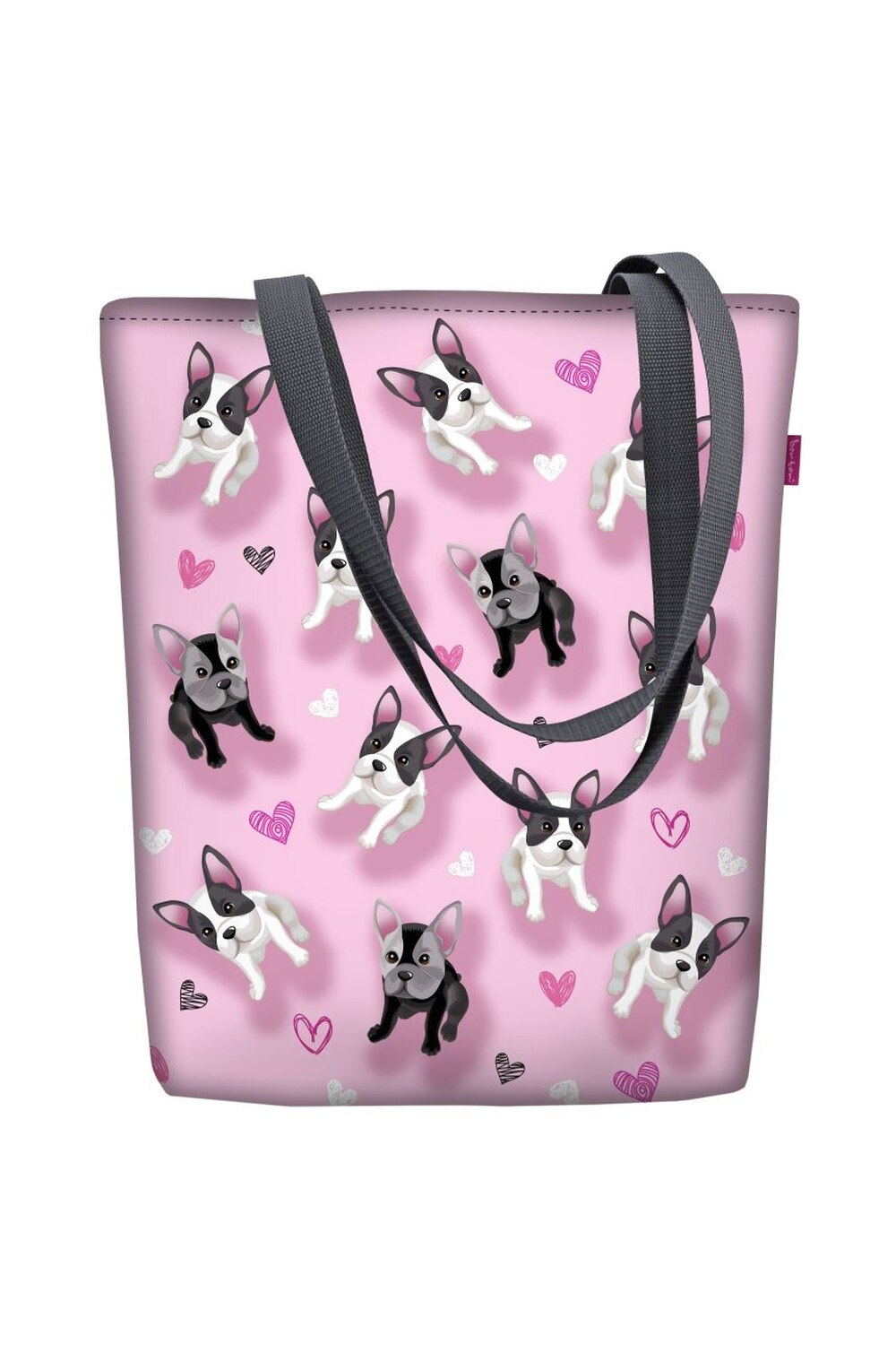 Bertoni, Geanta Sunny Sweety din velur, Multicolor