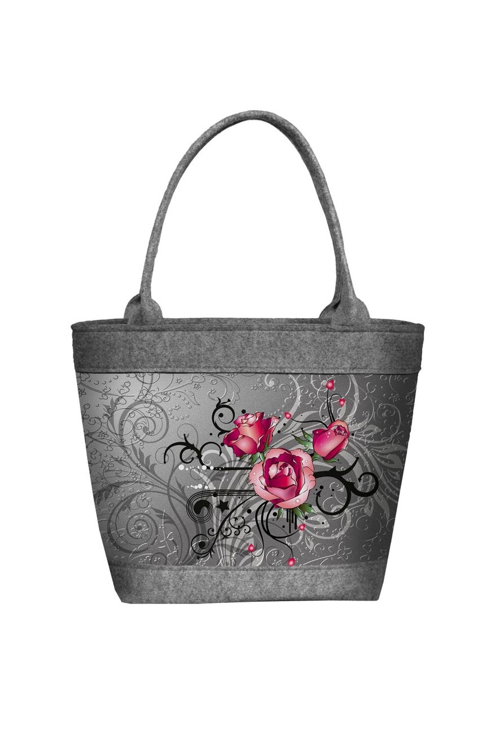 Bertoni, Geanta POLO Tatoo din pasla, Multicolor