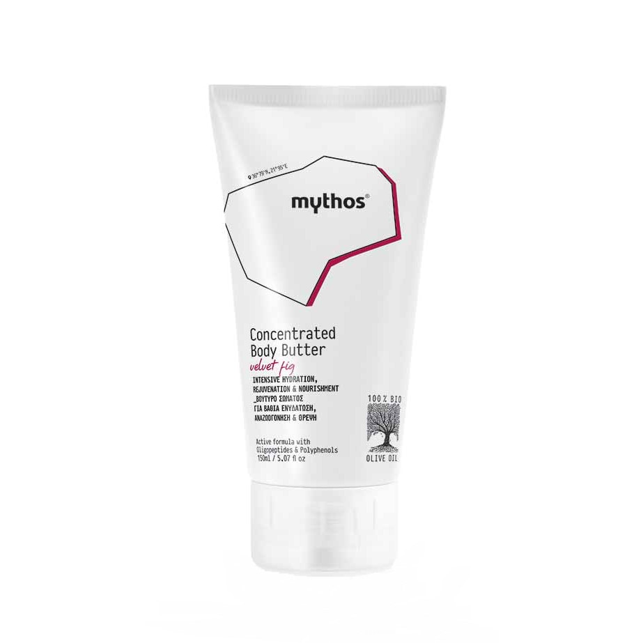 Unt de corp concentrat catifelat cu smochine, Mythos, 150ml