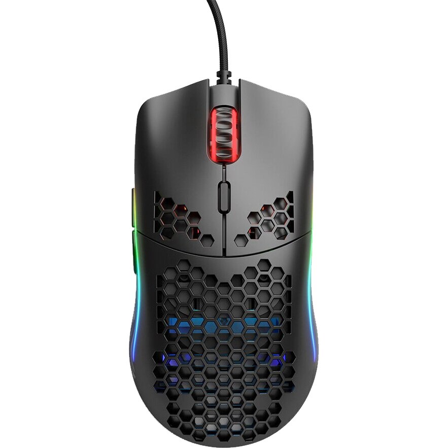 Mouse Glorious Model O Minus, Ultrausor 58g, Negru Mat