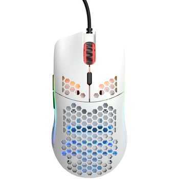Mouse Glorious PC Gaming Race Model O Minus, Ultrausor 58g, Alb Mat Mouse Glorious PC Gaming Race Model O Minus, Ultrausor 58g, Alb Mat