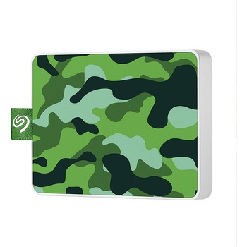 SSD Extern Seagate One Touch 500GB, USB 3.0, Special Edition Camo Verde SSD Extern Seagate One Touch 500GB, USB 3.0, Special Edition Camo Verde