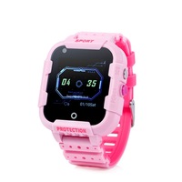 ceas smartwatch gps copii techone kt12 4g apel video camera ultrapixel wi-fi rezistent la apa telefon bluetooth sos touchscreen monitorizare spion roz imagen 56_0_
0