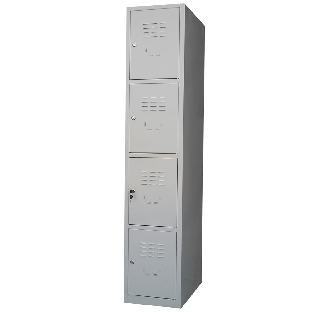 Vestiar metalic cu 4 usi fara accesorii, 312x450x1800 mm (LxlxH), ECO+