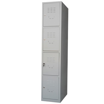 Vestiar metalic cu 4 usi fara accesorii, 312x450x1800 mm (LxlxH), ECO+ Vestiar metalic cu 4 usi fara accesorii, 312x450x1800 mm (LxlxH), ECO+