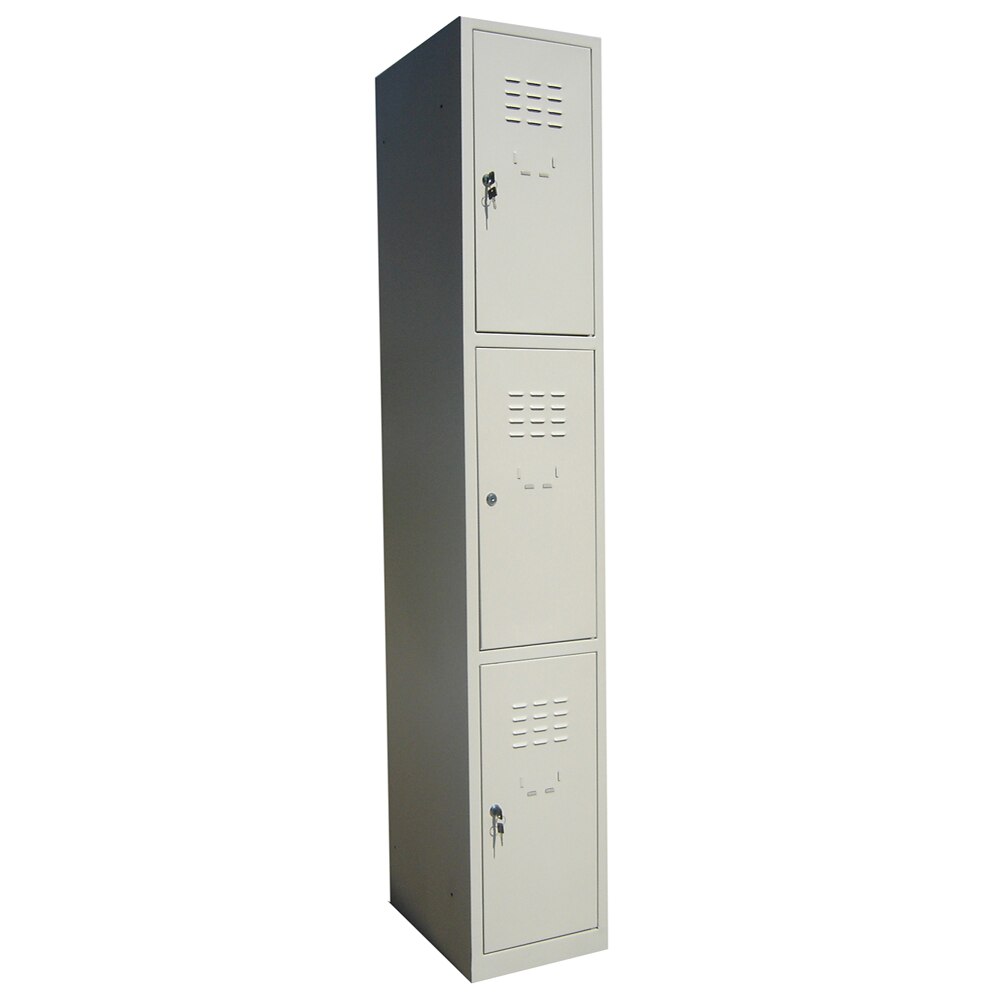 Vestiar metalic cu 3 usi fara accesorii 312x450x1800 mm (LxlxH) ECO+