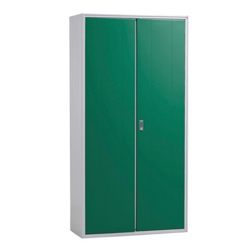 Dulap metalic cu 4 rafturi AP100, 1000x400x1800 mm LxlxH, 40 kg/polita, usi color (verde) Dulap metalic cu 4 rafturi AP100, 1000x400x1800 mm LxlxH, 40 kg/polita, usi color (verde)