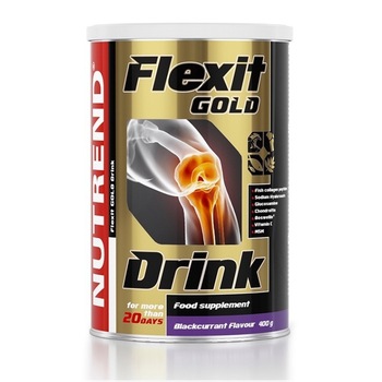 Pudra energizanta Nutrend, Flexit Gold Drink, Coacaze negre, 400 g Pudra energizanta Nutrend, Flexit Gold Drink, Coacaze negre, 400 g
