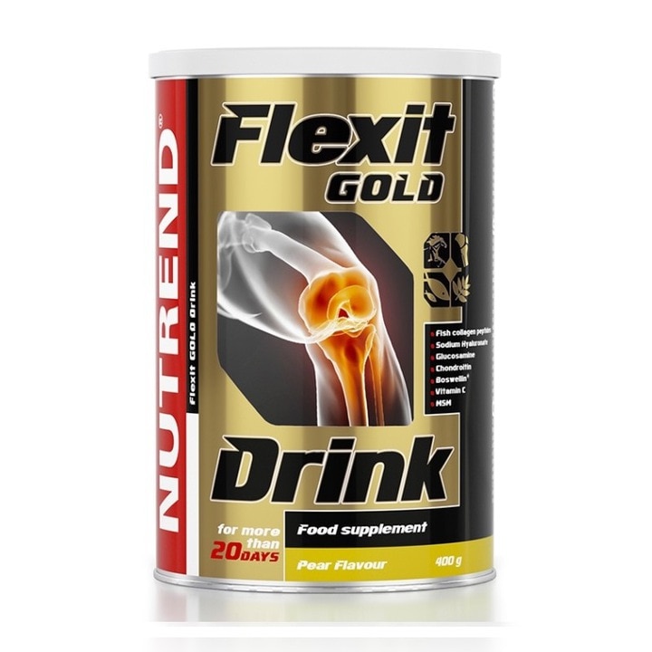 Pudra energizanta Nutrend, Flexit Gold Drink, Pere, 400 g
