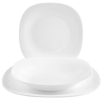 Serviciu de masa Bormioli Parma, 18 piese, opal Serviciu de masa Bormioli Parma, 18 piese, opal