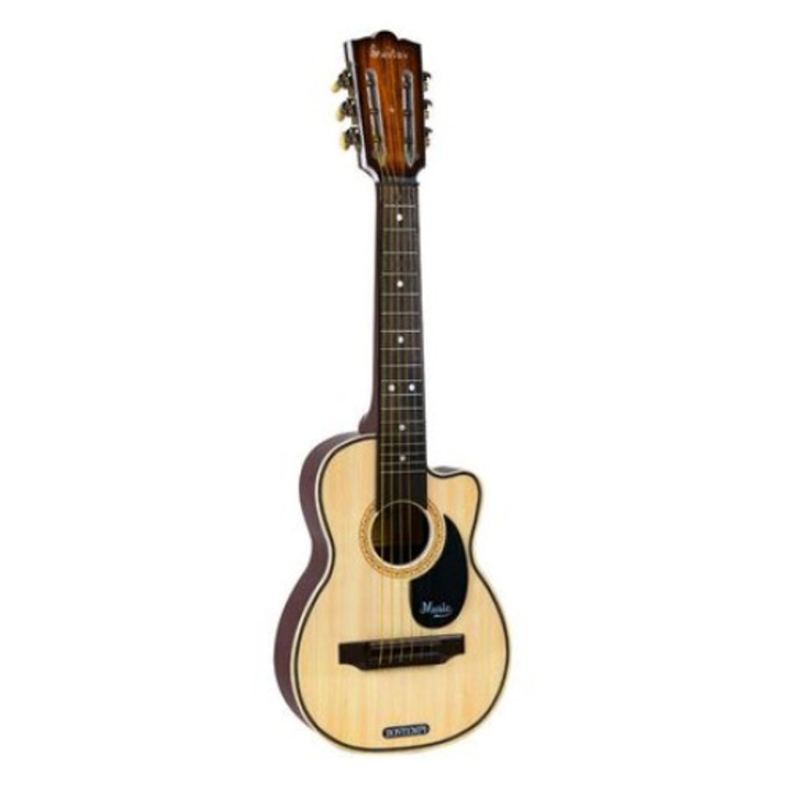 Детска китара Bontempi Music Academy Lumi LUXURY®, реалистични звуци, механичен механизъм, 70 см, +5 години