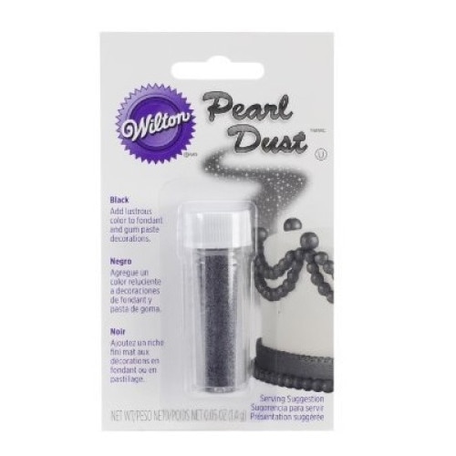 Colorant alimentar perlat Wilton negru, 1.4 g