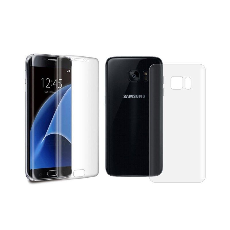 Folie de silicon (fata+spate) MyStyle® pentru Samsung Galaxy S7 Edge