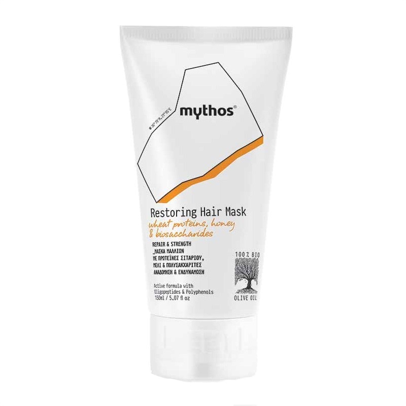 Masca de par reparatoare cu proteine de grau, miere si biozaharide, Mythos, 150ml