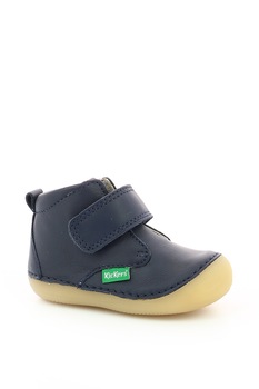 Kickers kids, Ghete de piele cu velcro, Albastru marin, 21 EU Kickers kids, Ghete de piele cu velcro, Albastru marin, 21 EU