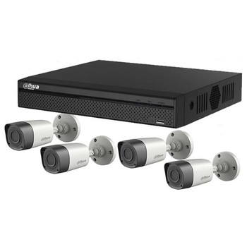 Kit HDCVI 4 camere, Dahua, 2.0MP Kit HDCVI 4 camere, Dahua, 2.0MP
