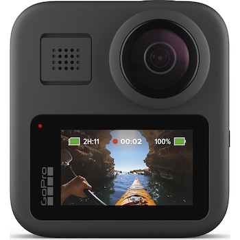 Camera video sport Gopro MAX 360, 5.6K, Negru Camera video sport Gopro MAX 360, 5.6K, Negru