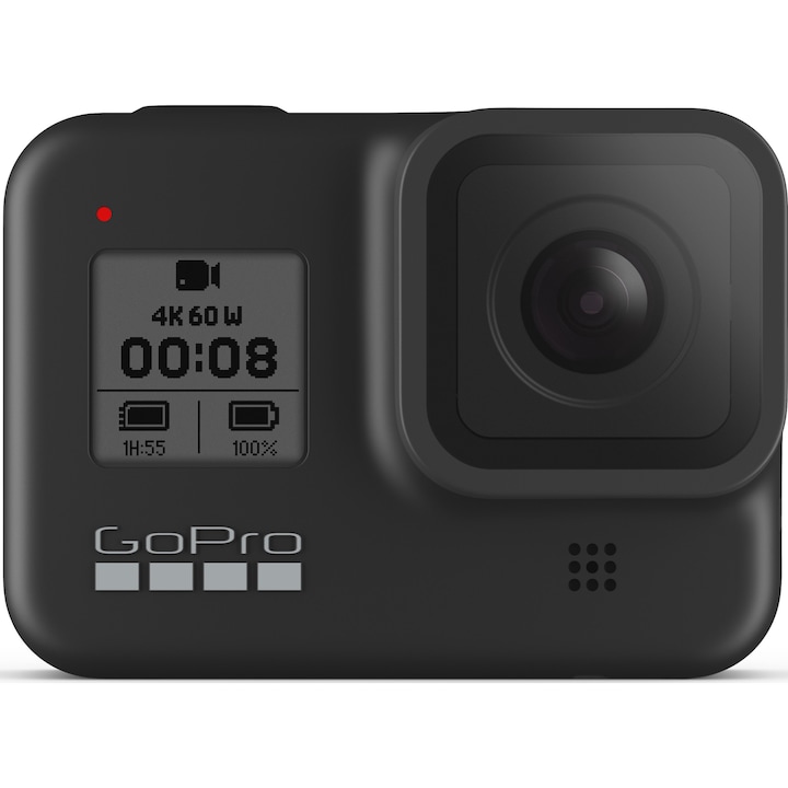 Спортна видеокамера GoPro Hero8, 4K, Black