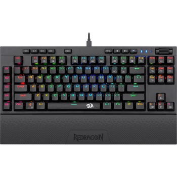 Tastatura gaming mecanica Redragon Broadsward, iluminare RGB, switch Outemu blue, taste macro si multimedia Tastatura gaming mecanica Redragon Broadsward, iluminare RGB, switch Outemu blue, taste macro si multimedia