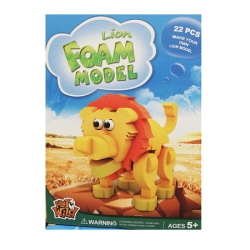 Puzzle 3 D model Lion, 22 piese, +5 ani