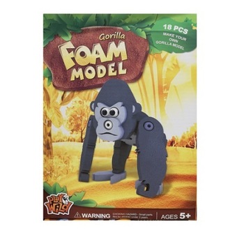 Puzzle 3 D model Gorilla, 22 piese, +5 ani Puzzle 3 D model Gorilla, 22 piese, +5 ani
