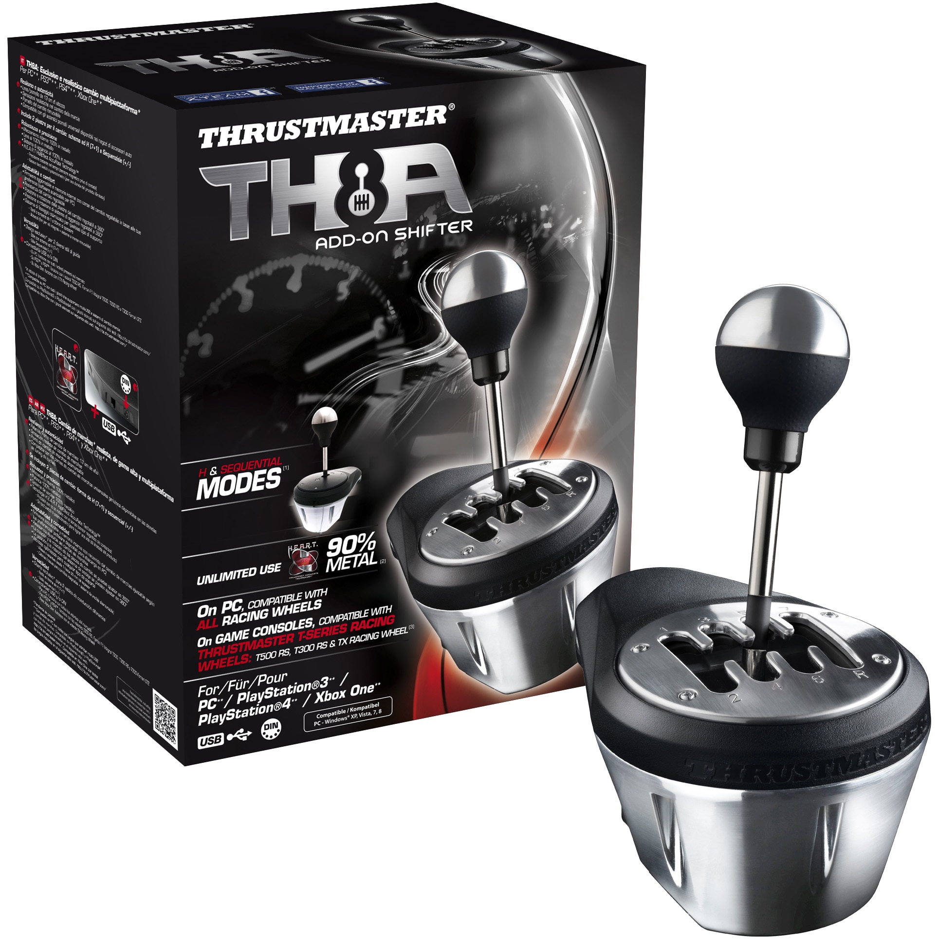 Schimbator de viteze Thrustmaster TH8A Add-On Shifter pentru