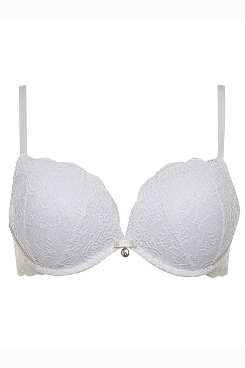 Sutien Lormar Super Push-up Double Pizzo+ 2 Dantela, alb, 1