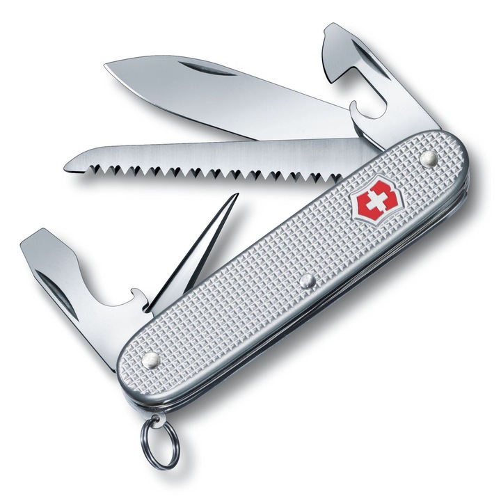 Briceag Victorinox Farmer Alox argintiu 0.8241.26