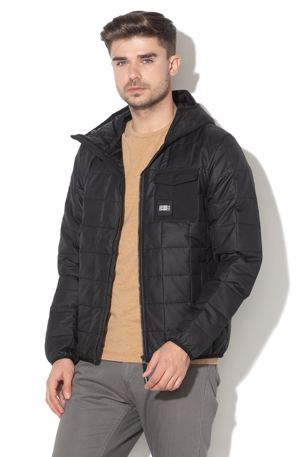 O'Neill, Geaca impermeabila cu gluga PM Maneuver Insulator, Negru