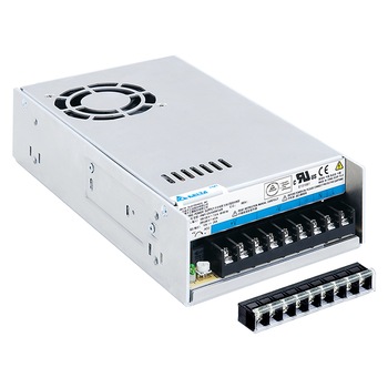Sursa alimentare PMT, IN 1 x 90-132 VAC, 180-264 VAC (Selectabila prin Switch), OUT 12 VDC, 350W, 29A Sursa alimentare PMT, IN 1 x 90-132 VAC, 180-264 VAC (Selectabila prin Switch), OUT 12 VDC, 350W, 29A