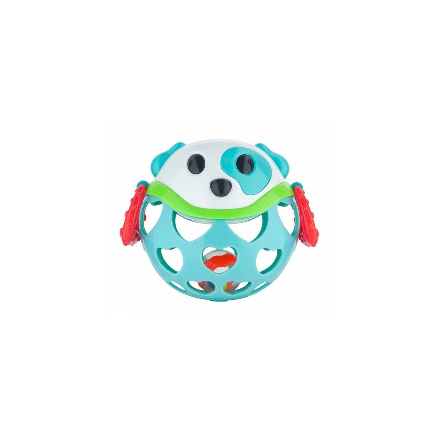 Jucarie interactiva cu sunatoare, catel turcoaz